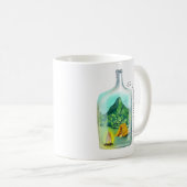 Mug La Vie Est Mieux Autour Du Feu De Campagne (Devant droit)