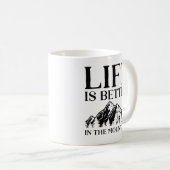 Mug La Vie Est Mieux Dans Les Montagnes (Devant droit)