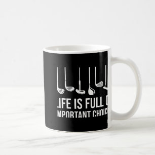 Mug La vie est pleine de choix imrtants Golf Noël T S