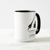 Mug La vie est short mais vos mèches ne devraient pas (Devant droit)