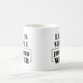 MUG LA VIE EST SIMPLE SIMPLEMENT AJOUTER L'EAU MOTTO S (Centre)