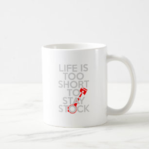 Mug La vie est trop courte pour rester courante