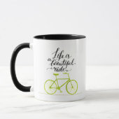 Mug La vie est un beau vert de chaux de tour (Gauche)