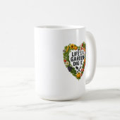 Mug La vie est un jardin (Devant droit)