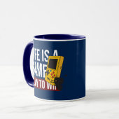 MUG LA VIE EST UN JEU À GAGNER (Devant gauche)