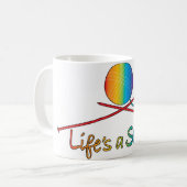 Mug La vie est un point (Devant gauche)