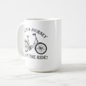 Mug La Vie Est Un Voyage Profitez De La Promenade (Devant gauche)