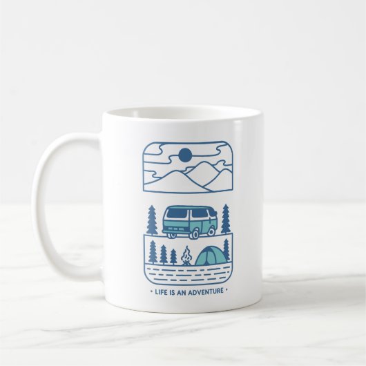 Mug La vie est une aventure 2 (Gauche)