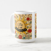 Mug La vie est une aventure Inspiration Citation Inspi (Devant gauche)