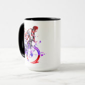 Mug La vie est une belle balade à vélo (Devant gauche)