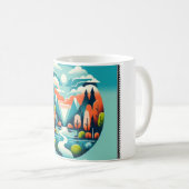 Mug La vie est une boule de voyage (Devant droit)