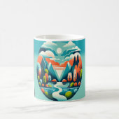 Mug La vie est une boule de voyage (Centre)