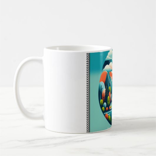 Mug La vie est une boule de voyage (Gauche)
