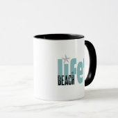 Mug La vie est une citation de plage (Devant droit)