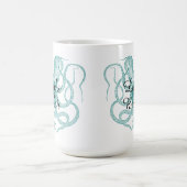 Mug La vie est une pieuvre bleu-vert (Centre)