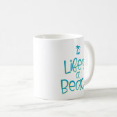 Mug La vie est une plage. (Devant droit)