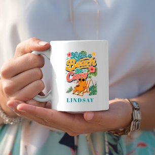 Mug La vie est une plage, soyez un capy — Capybara Tro
