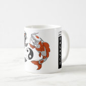 Mug La vie est une question d'équilibre. Symbole de de (Devant droit)