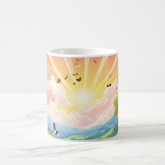 Mug La vie et la beauté naturelle (Centre)