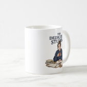Mug La vie étudiante dévouée Collège Drôle (Devant droit)