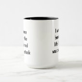 Mug La Vie J'Ai Commandé Inspiration Drôle Citation (Centre)