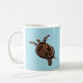 Mug La vie marine côtière de la tortue de mer (Gauche)