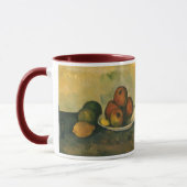 Mug La vie morte avec les pommes par Paul Cezanne (Gauche)