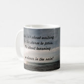 MUG "LA VIE N'EST PAS D'ATTENDRE DE LA MUG" (Devant gauche)