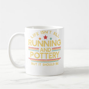 Mug La vie n'est pas que course et poterie
