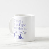 Mug La "vie n'est pas un conte de fées" drôle (Devant gauche)