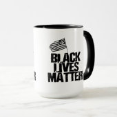 Mug La vie noire importe (Devant droit)