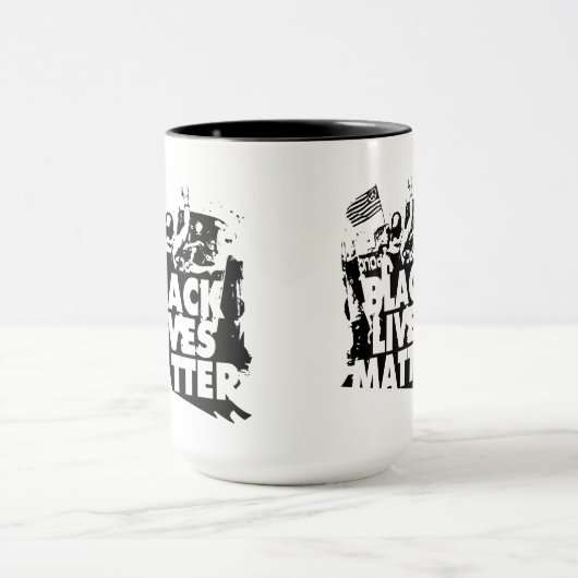 Mug La vie noire importe (Centre)