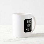 Mug La vie noire importe (Devant droit)