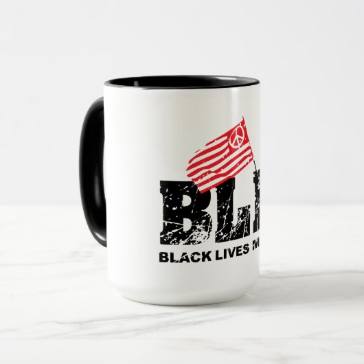 Mug La vie noire importe (Devant gauche)