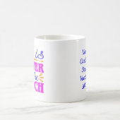 Mug La vie personnalisée est meilleure à la plage (Centre)