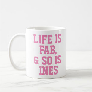 Mug La vie personnalisée est un faux Humour Citation S