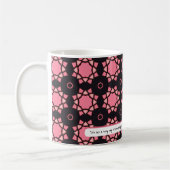 Mug La vie récompense de manière amusante | MOTIF ROSE (Gauche)