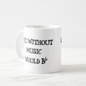 Mug La vie sans musique (Devant gauche)