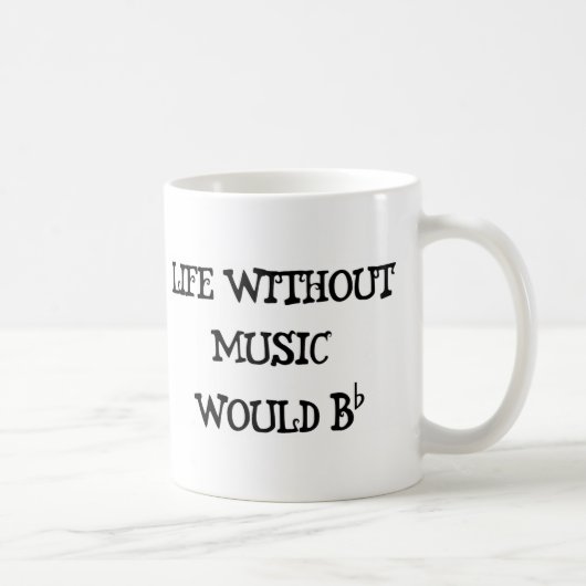 Mug La vie sans musique (Droite)