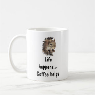 Mug La Vie Se Passe, Le Café Aide À Citer Inspirationn