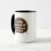 Mug la vie serait plate sans musique (Devant gauche)