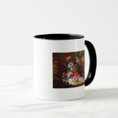 Mug La vie toujours avec des fleurs (Devant droit)