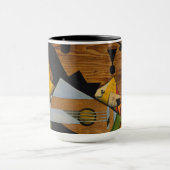 Mug La vie toujours avec une guitare (Centre)