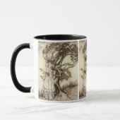 Mug La vieille femme dans le bois par Arthur Rackham (Gauche)