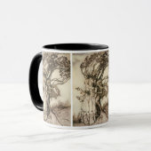Mug La vieille femme dans le bois par Arthur Rackham (Devant gauche)
