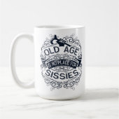 Mug La vieillesse n'est pas une place pour les mission (Gauche)