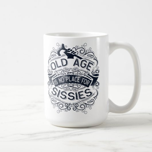 Mug La vieillesse n'est pas une place pour les mission (Droite)