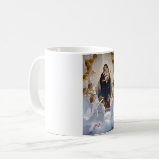 Mug La Vierge aux Anges, Bouguereau (Devant gauche)