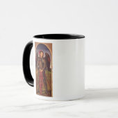 Mug La Vierge et l'enfant avec des solides solubles. (Devant gauche)