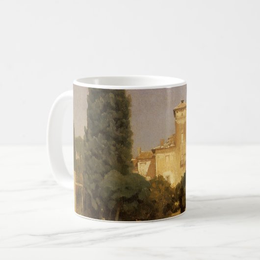 Mug La Villa Malte, Rome par Lord Frederic Leighton (Devant gauche)